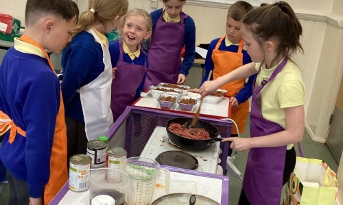 Cooking in Year 5