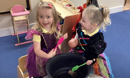 Halloween fun in Nursery